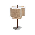 Pebble Textil-Tischlampe, creme - MARKET SET