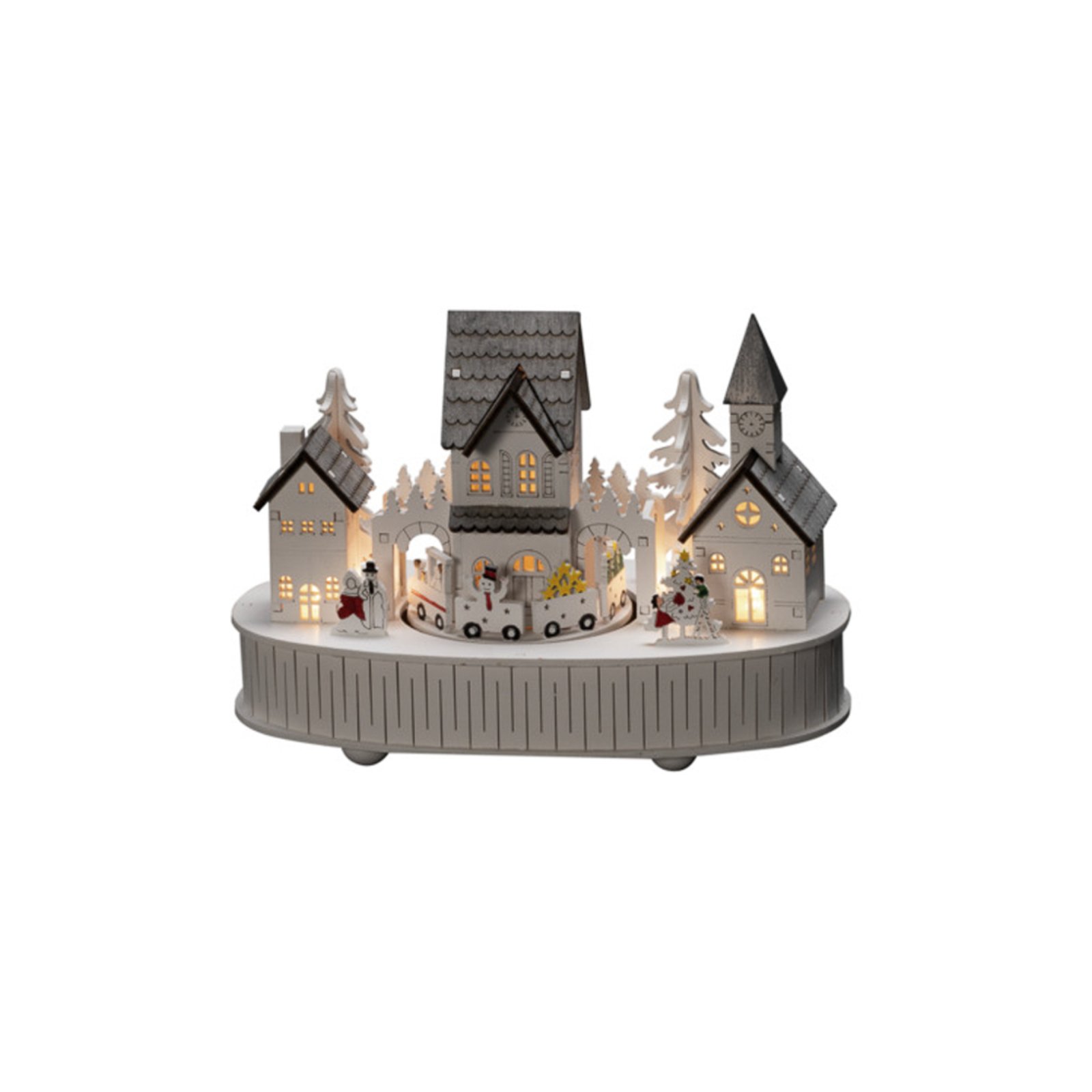 House and Church LED candle arch, battery