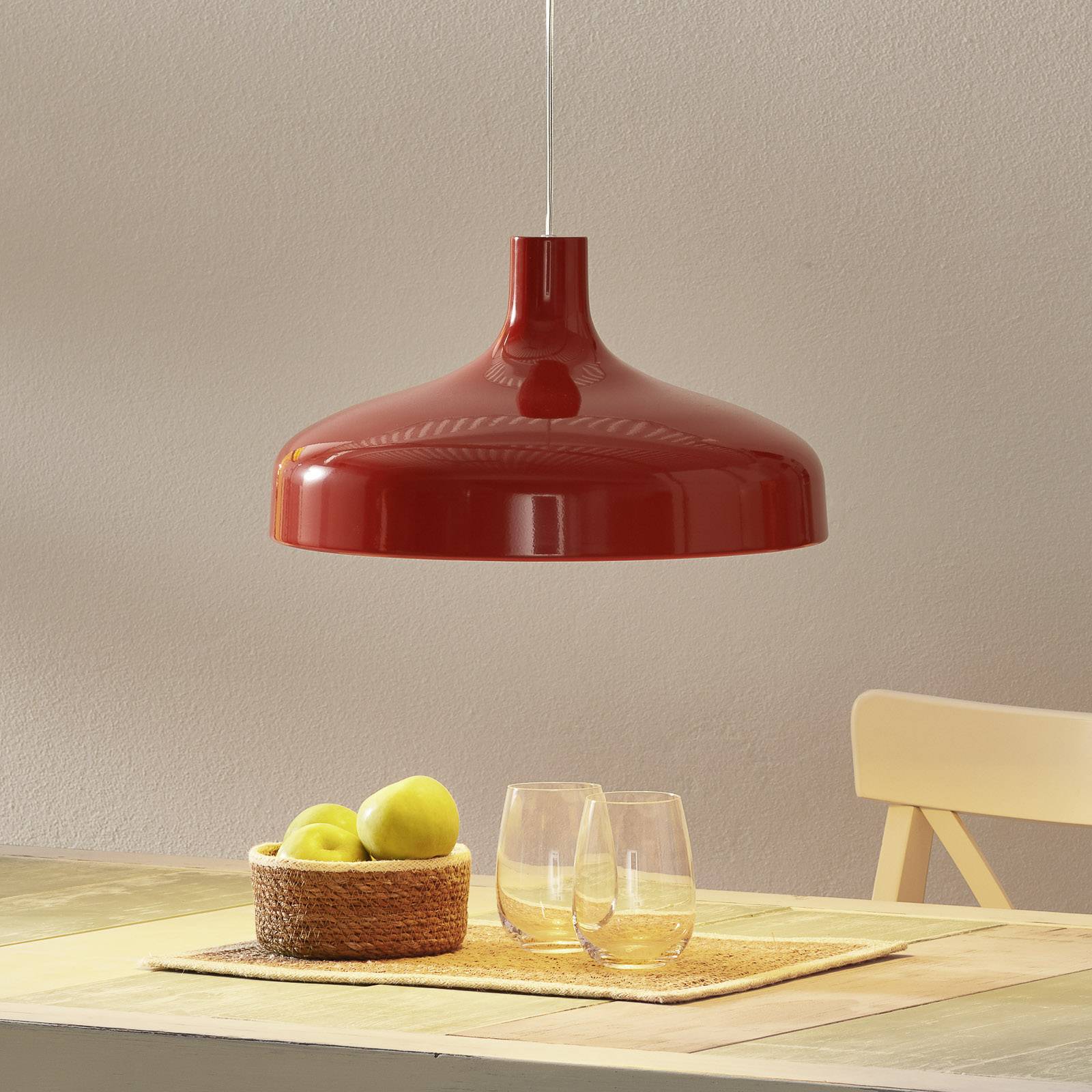 Aluminor Grande suspension Brasilia rouge