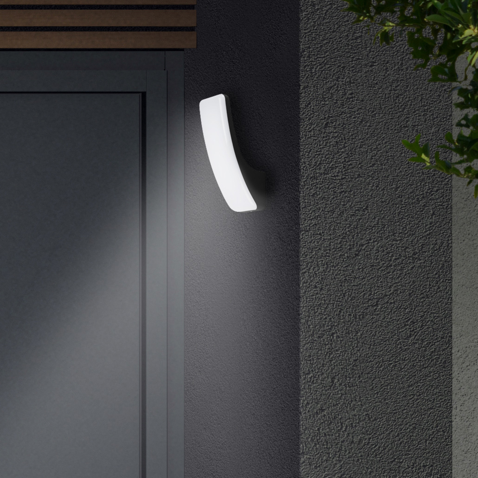 Ghent LED outdoor wall light 1,800lm 4,000K black