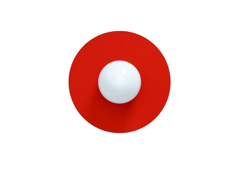 Swedish Ninja - Candy Big Circle 360 S wall light, red