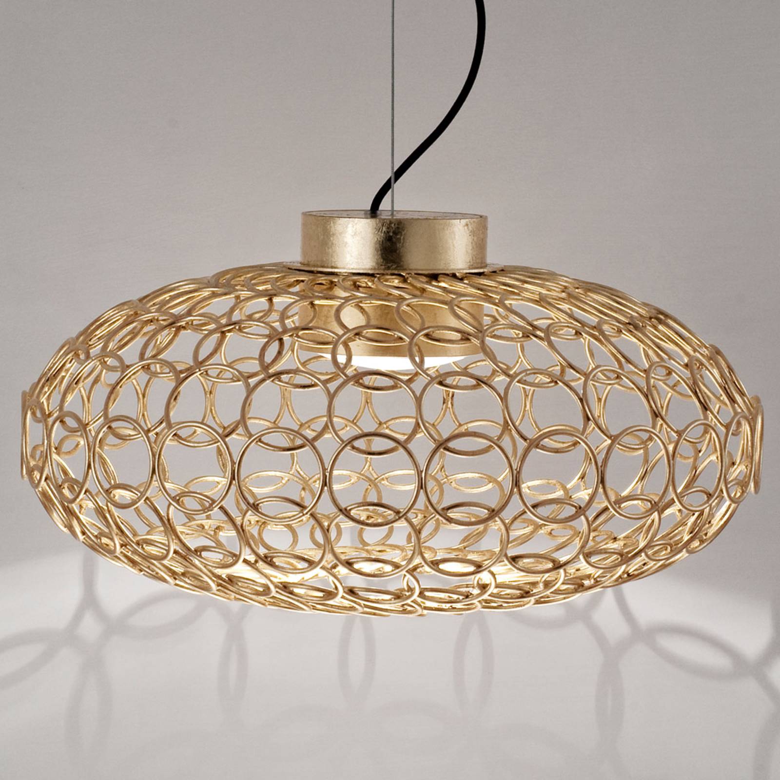Terzani G.R.A. - ovale design-hanglamp, goud