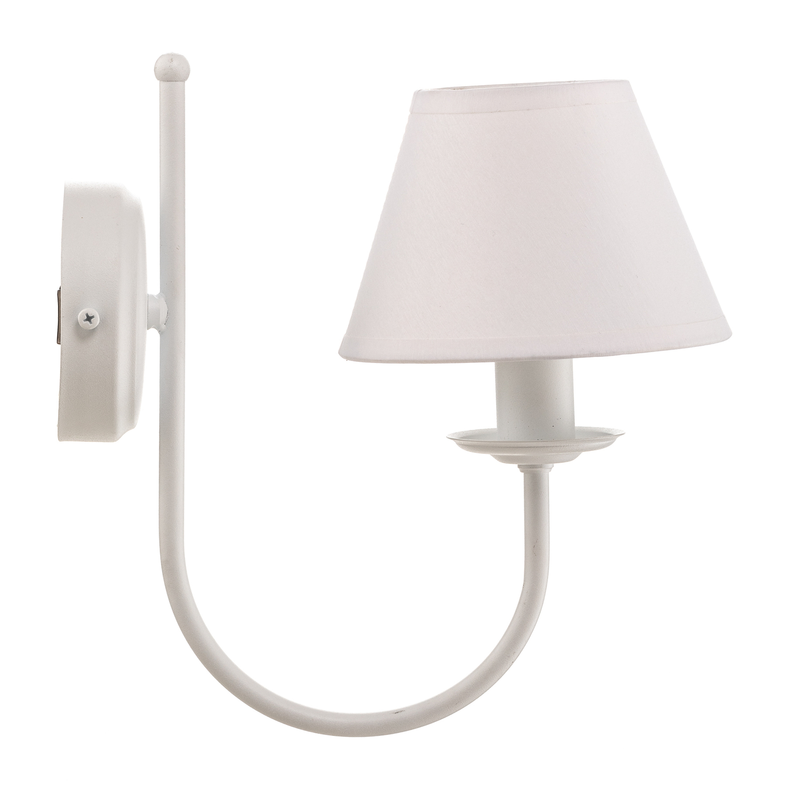 Wandlamp Bona, 1-lamp, wit