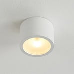 Arcchio Downlight Nieva, G9, branco, redondo, Ø 10cm, metal