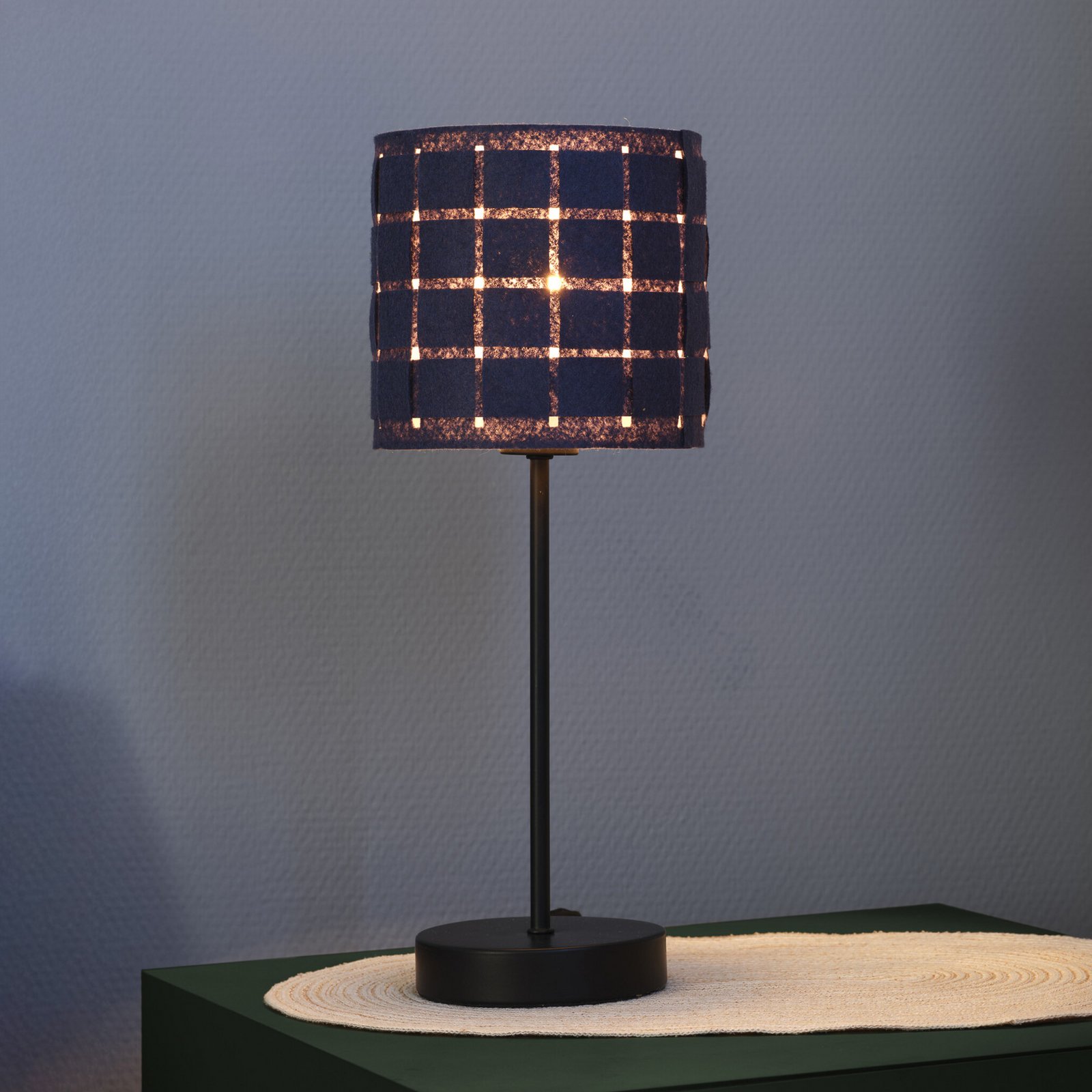 OSRAM bordlampe Decor Felt Weaving Stand, grå, filt, E14