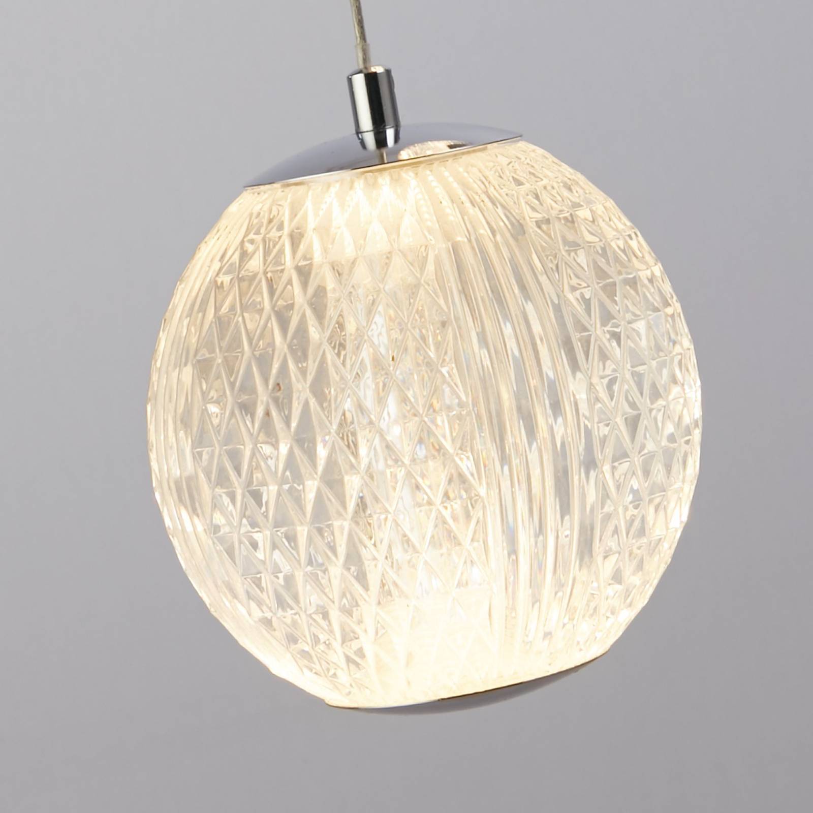 Photos - Chandelier / Lamp Searchlight LED pendant light Allure, round, 5-bulb 