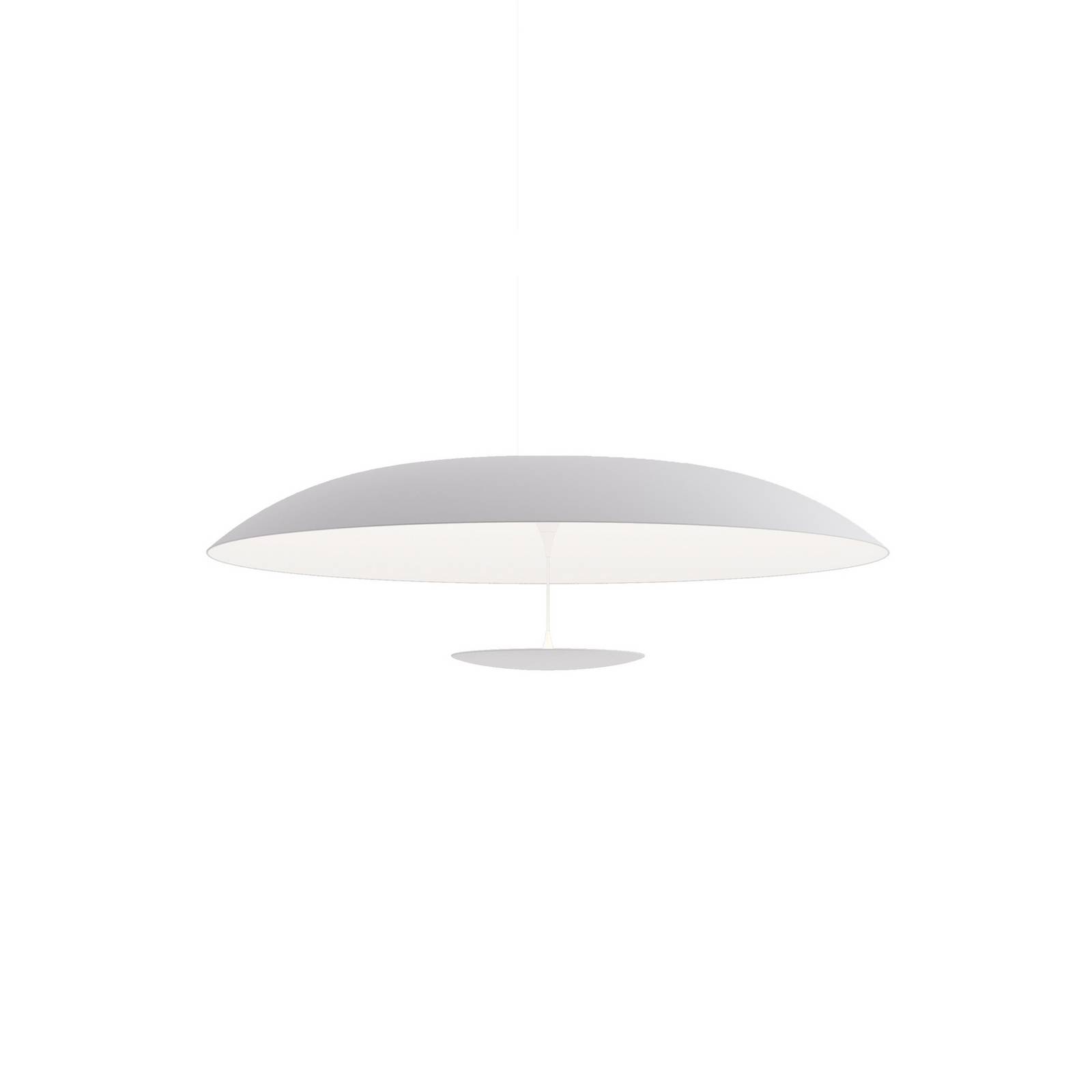 Karman LED-Deckenleuchte BLANCO, Ø 92 cm, weiß, Metall
