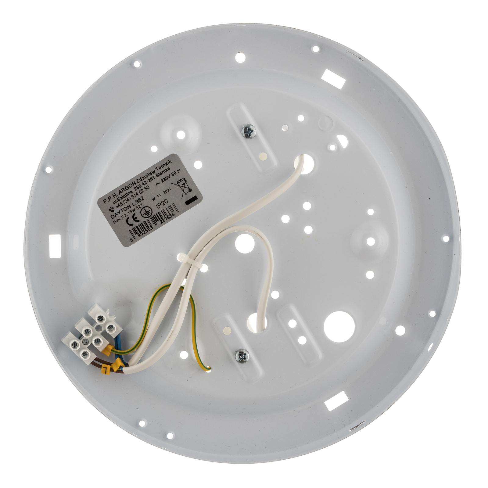 Dayton ceiling light in grey Ø 25 cm