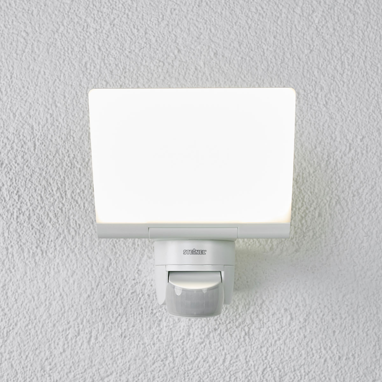 Husk mekanisk klart STEINEL XLED Home 2 XL S LED-sensorspot, hvidt | Lampegiganten.dk