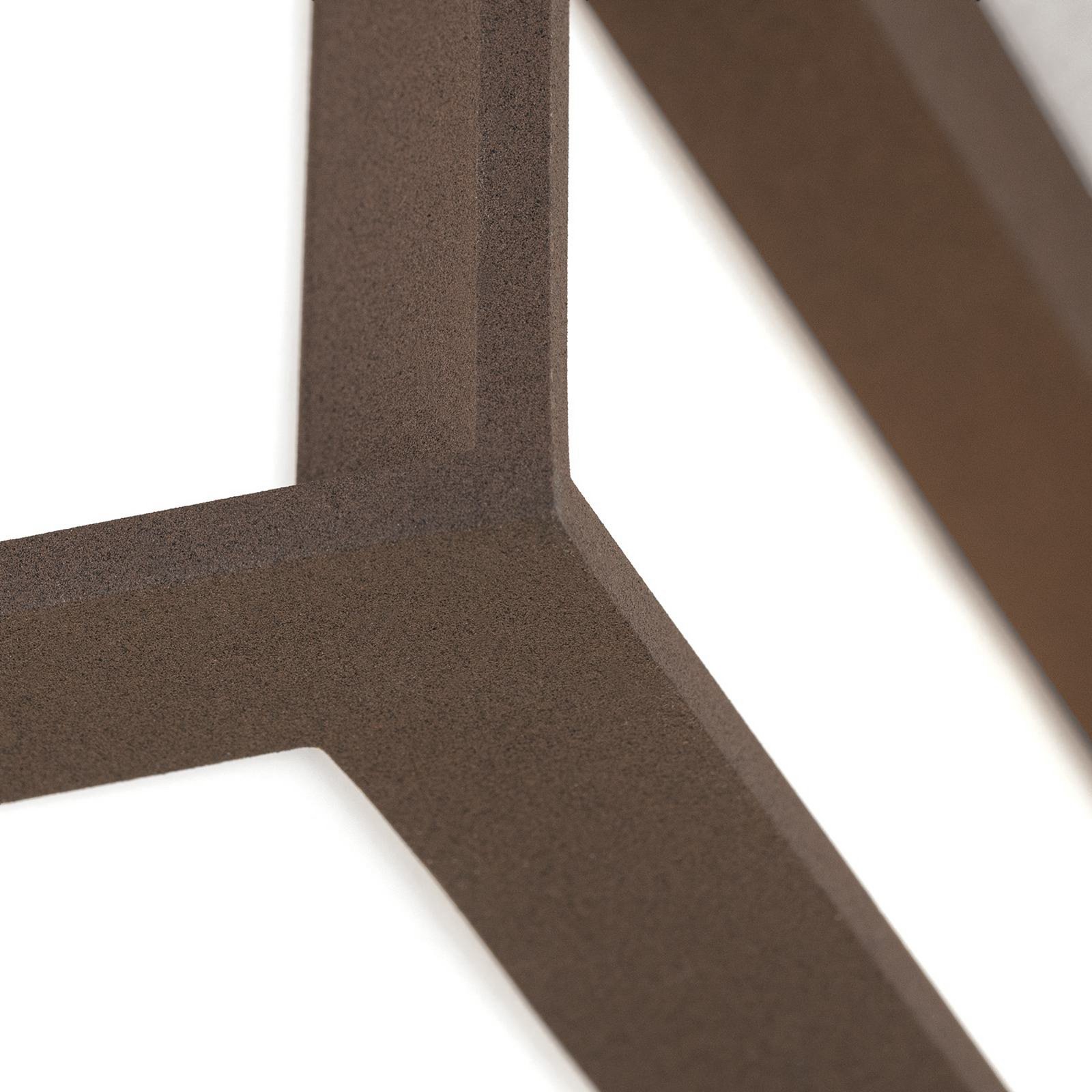 Lampada da esterno Henry, corten, alluminio pressofuso, E27, IP44