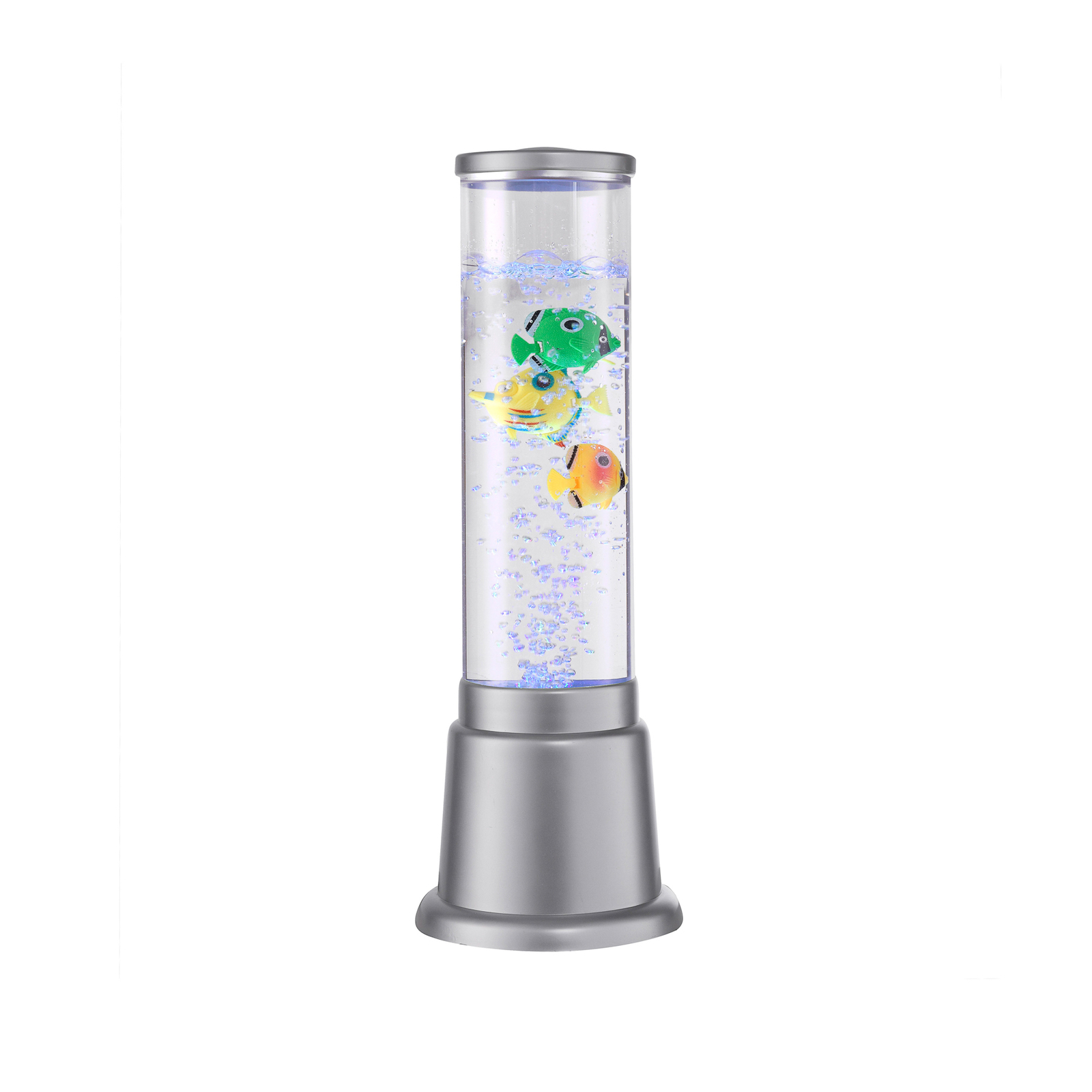 Vodni stolpec Ava z LED diodami in ribami, višina 36 cm