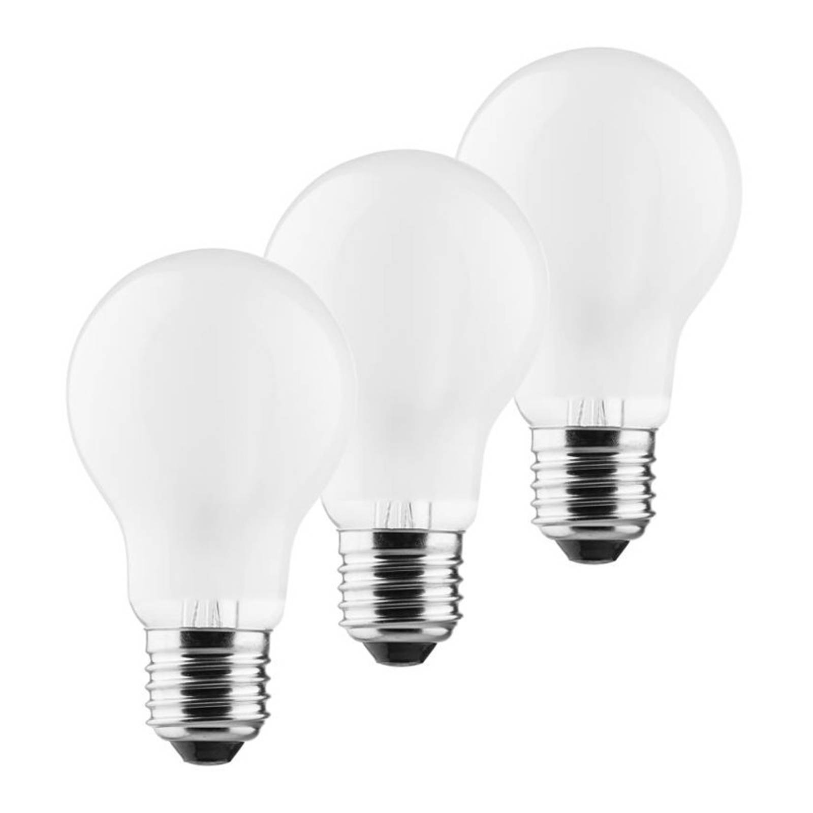 Ampoule LED E27 A60 rétro 4 W 2 700 K mate lot 3