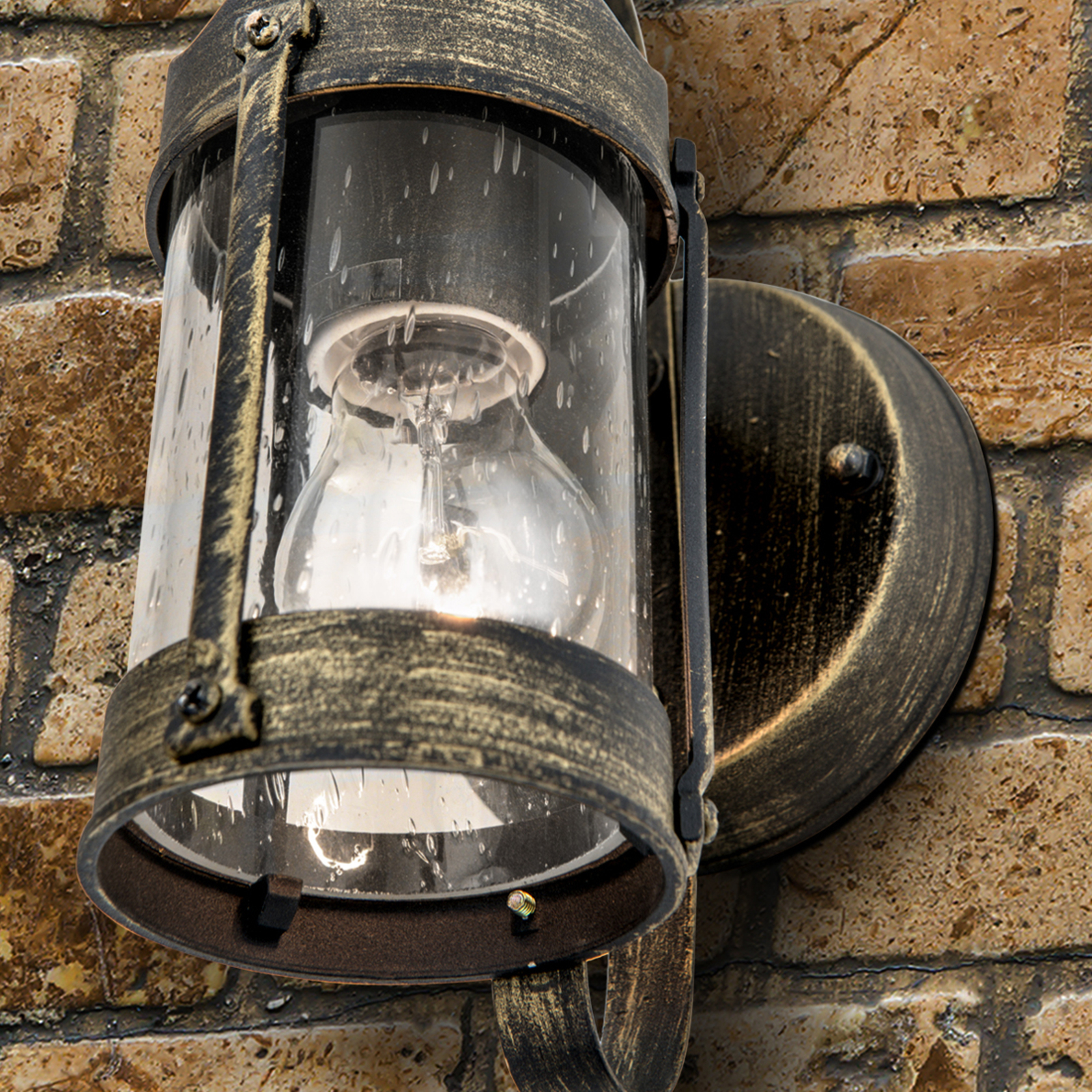 Rustic outdoor wall lamp Lenard