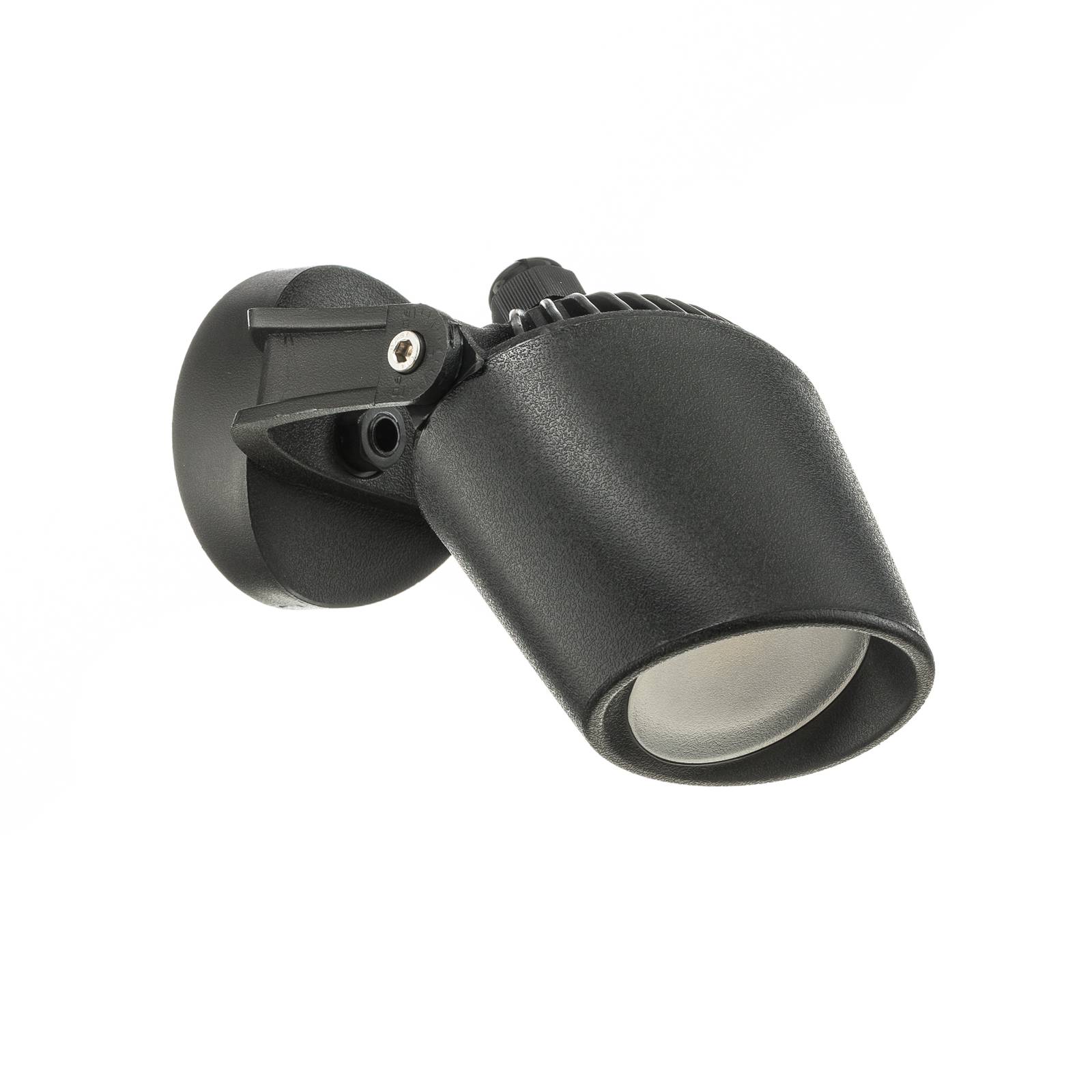 Spot Minitomy-EL à 1 lampe CCT noir/givré