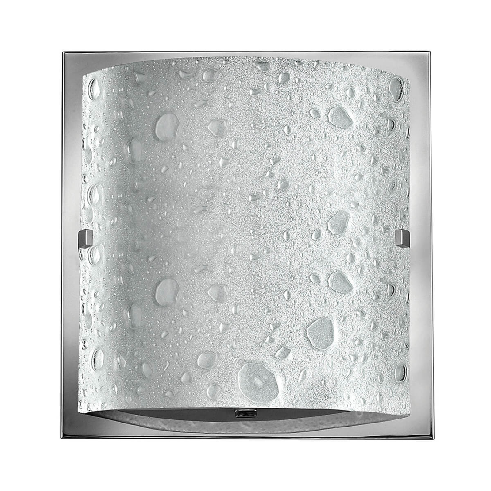 HINKLEY LED bathroom wall light Daphne one-bulb, for Bathroom, metal, bubble glass, G9, 3.5 W, energy efficiency: A, W: 21.5 cm, H: 22.8 cm