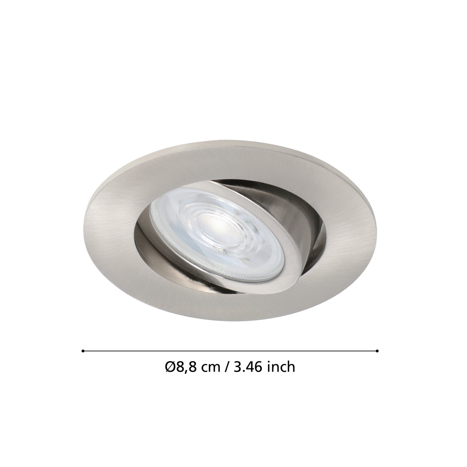 EGLO connect Saliceto-Z LED-Einbauleuchte, alu