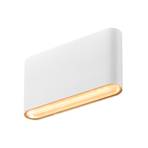 SLV Oval outdoor wall light up/down CCT 13.5cm white