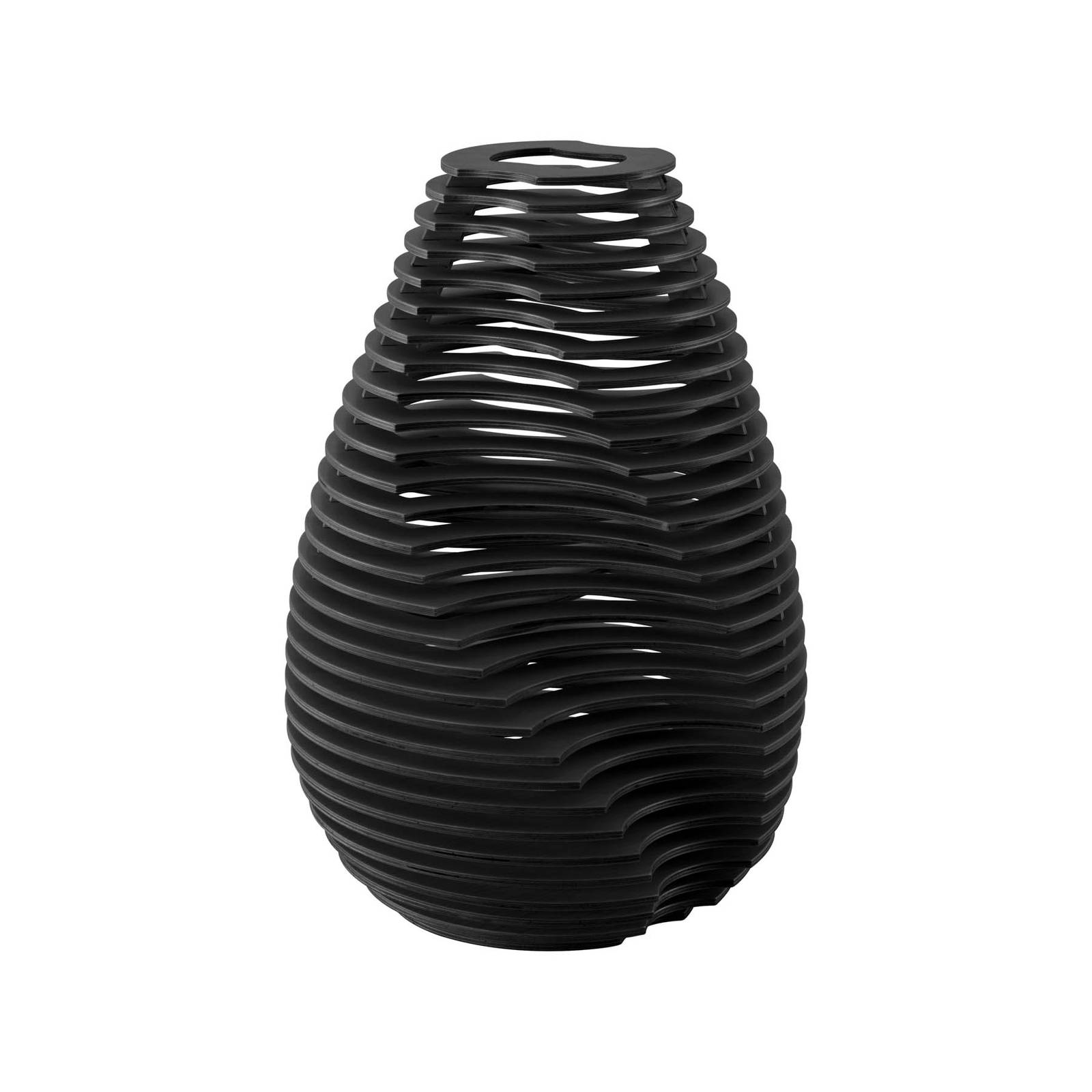 Eco-Light Lampe sur pied Twist hêtre noir 63,7 cm