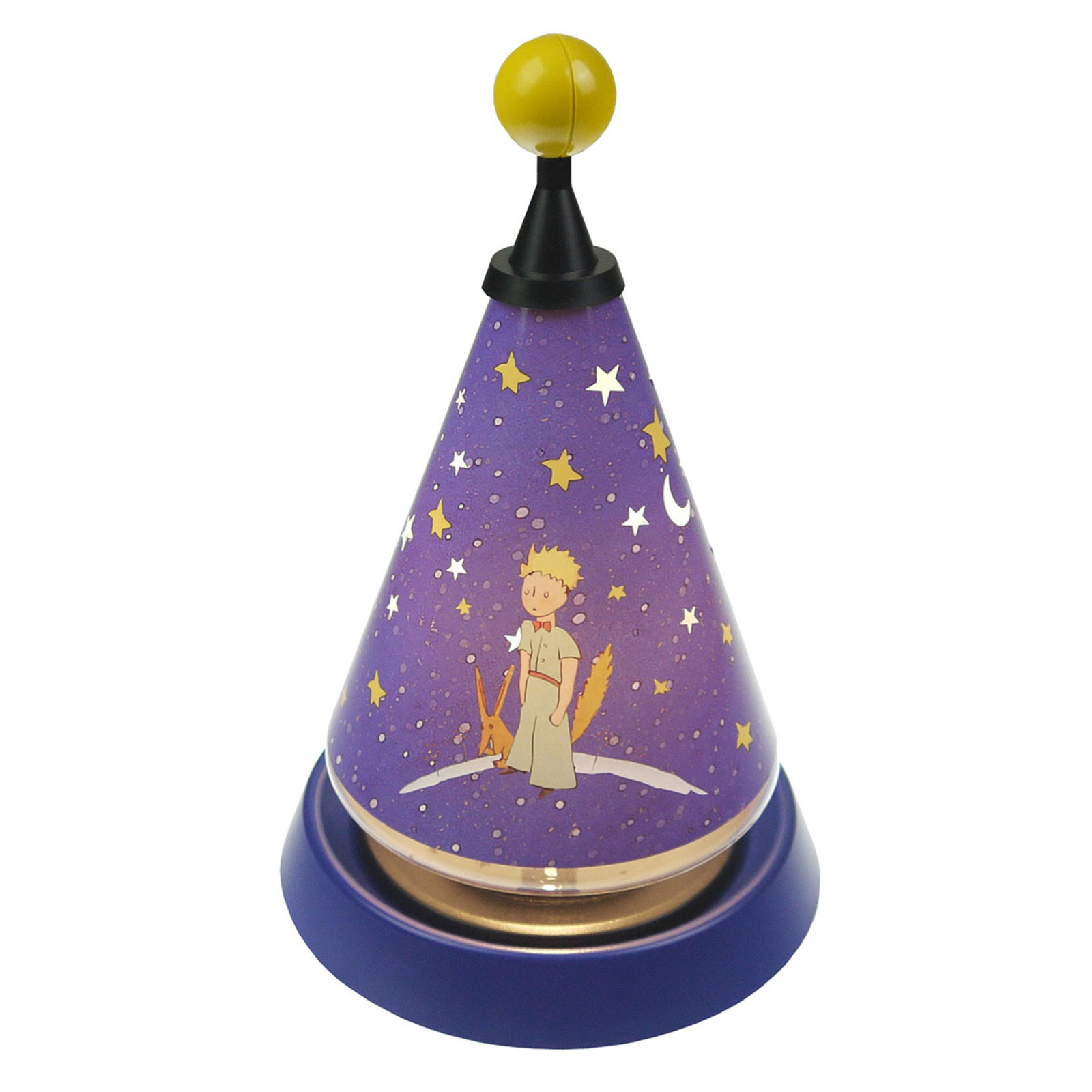 Den lille prinsen i karusellen - roterende nattlampe