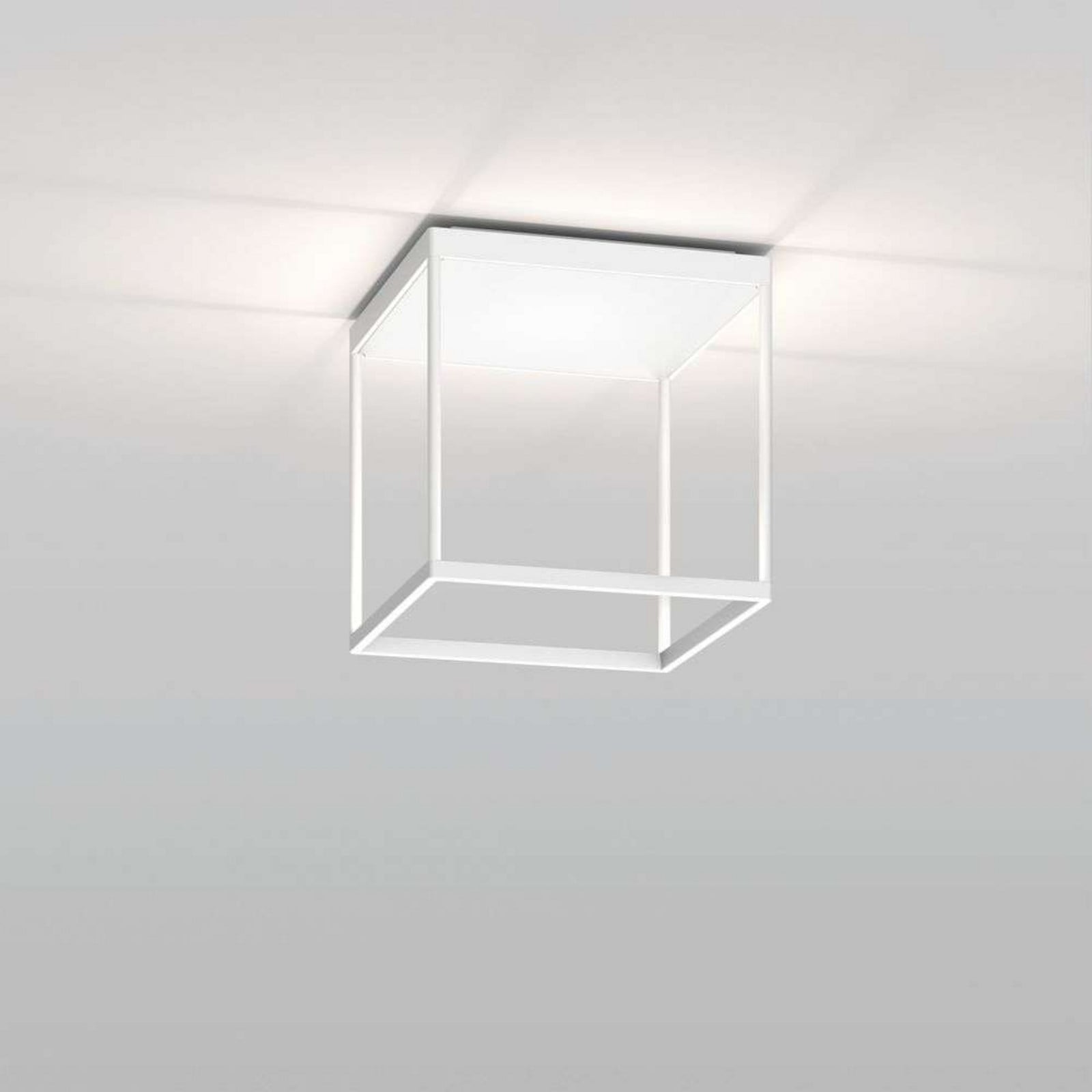 Reflex 2 taklampa, vit strukturerad, 30 cm &ndash; SerienLighting Serien Lighting - Vardagsrum - Aluminium