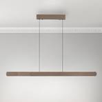 Paul Neuhaus hanglamp Adriana, bruin, lengte 160 cm