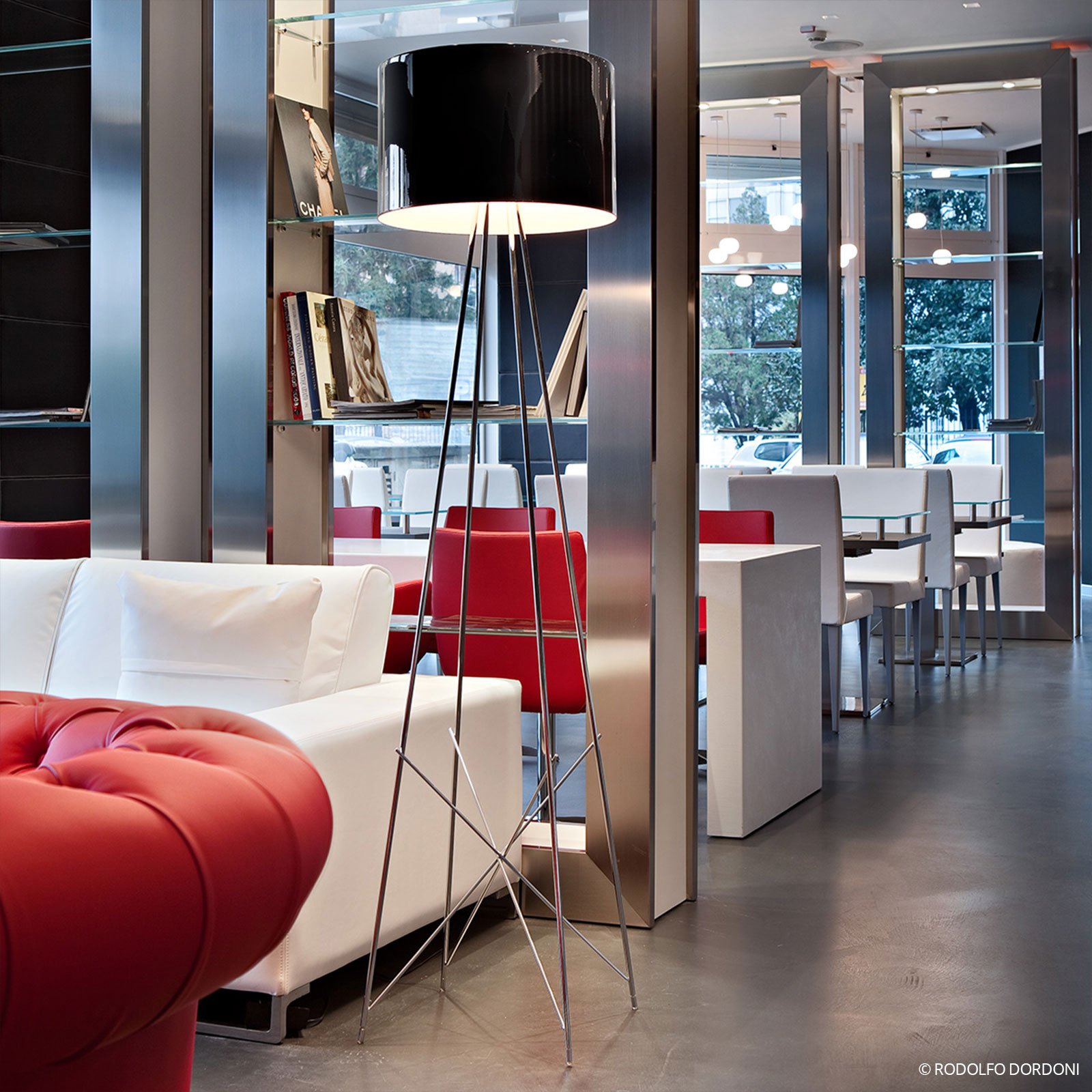 Ray F2 Floor Lamp Black - Flos
