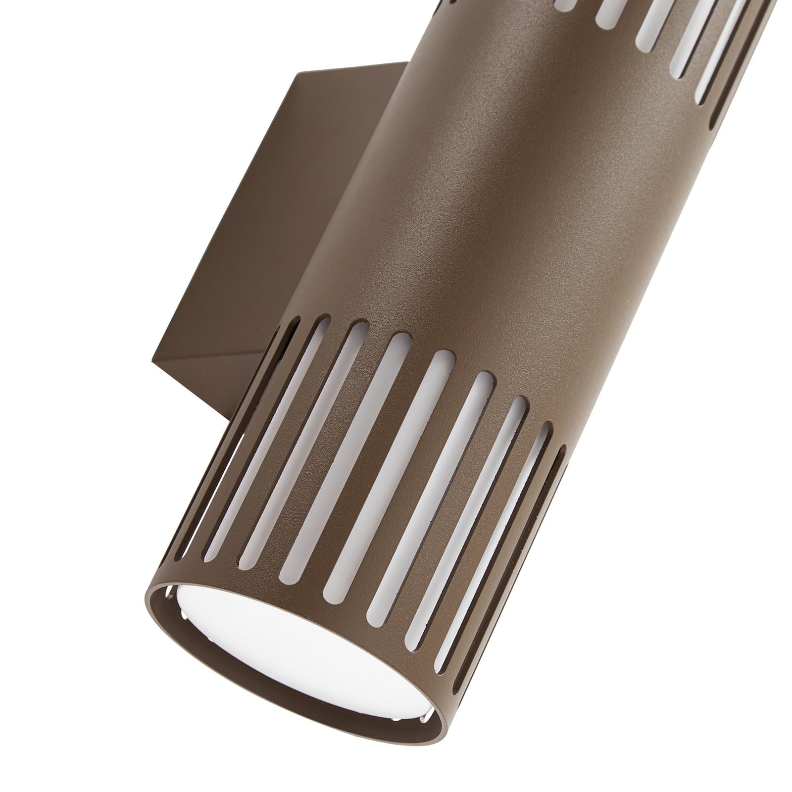 Lurinda venkovní nástěnné svítidlo, hnědé, dvouramenné, IP44, Ø 10 cm, E27 -