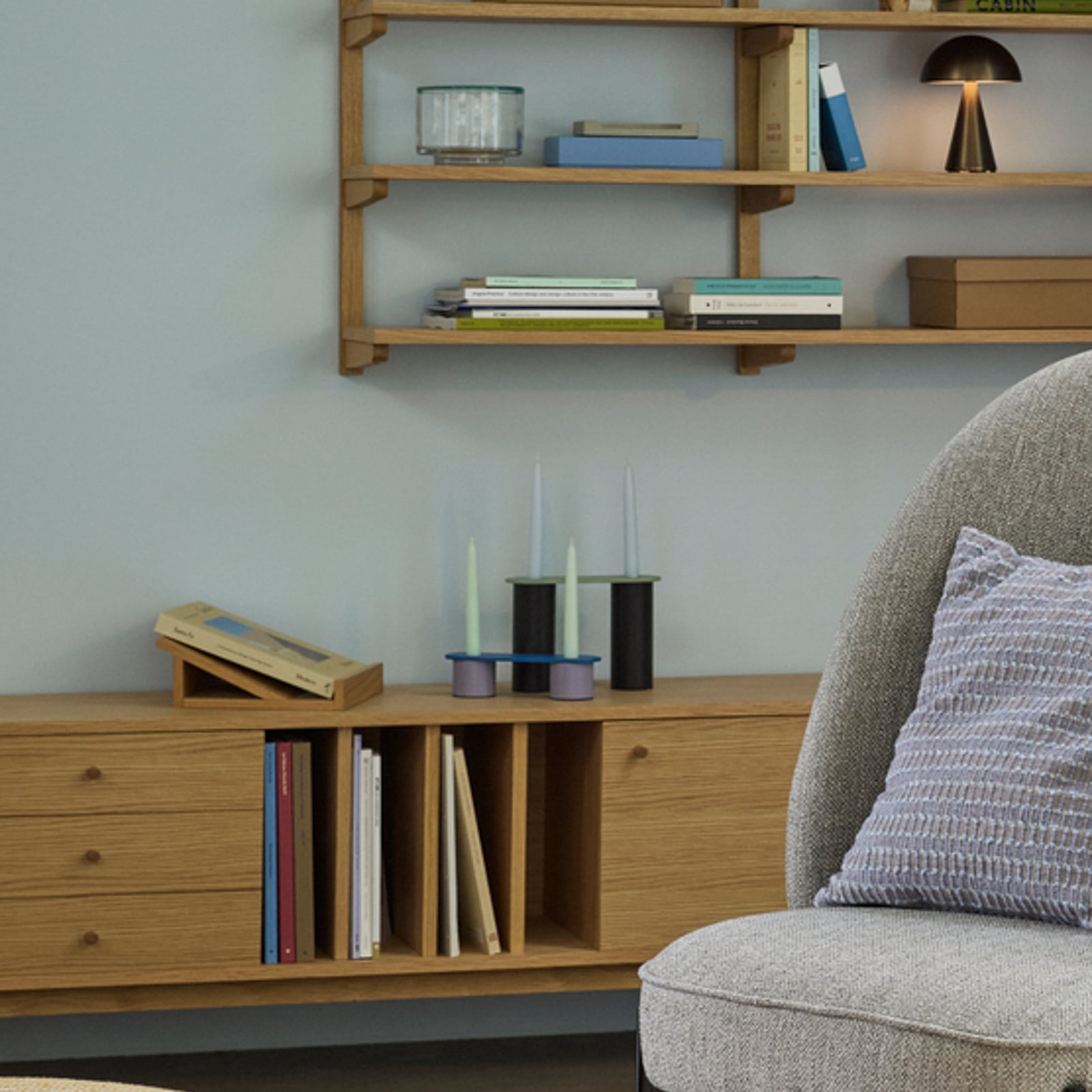 Set di 2 portacandele Modu colorati - Hübsch