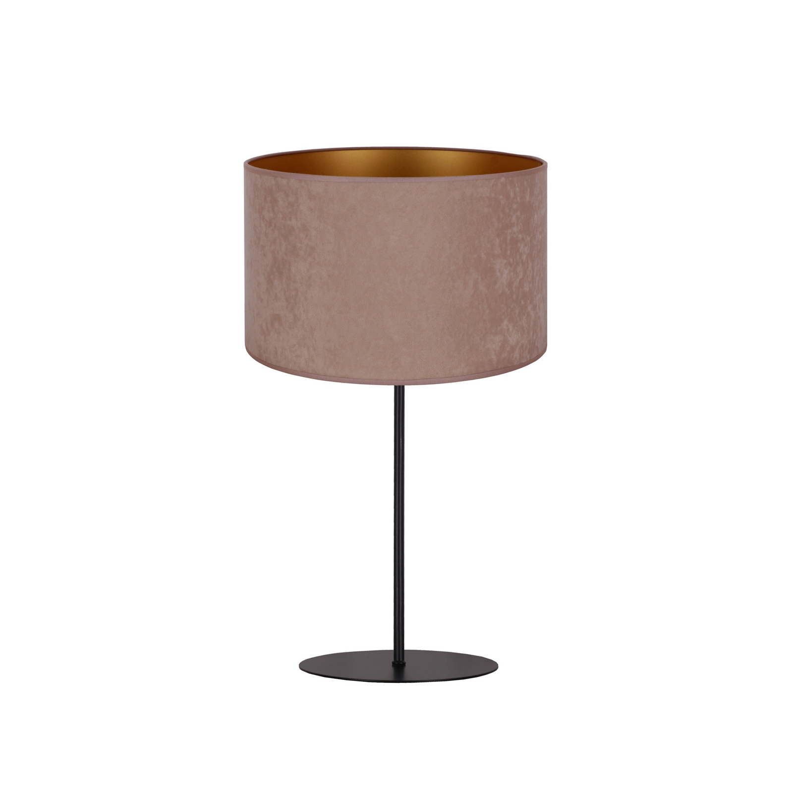 Lampa stołowa Golden Roller 50 cm beżowa/złota