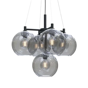 Gloria Suspension Ø67 Noir/Smoke - Belid