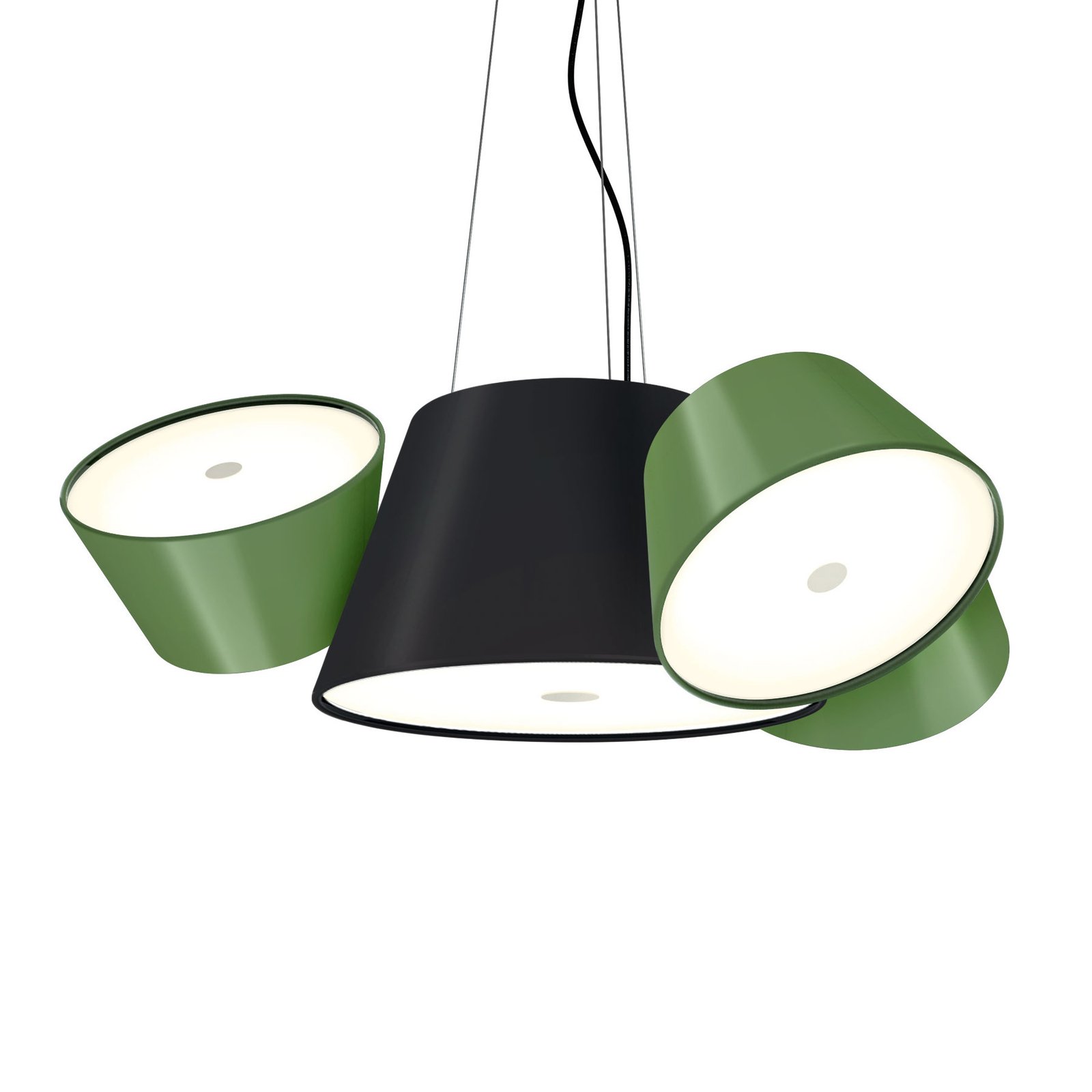 MARSET Tam Tam Mini hanglamp zwart/groen