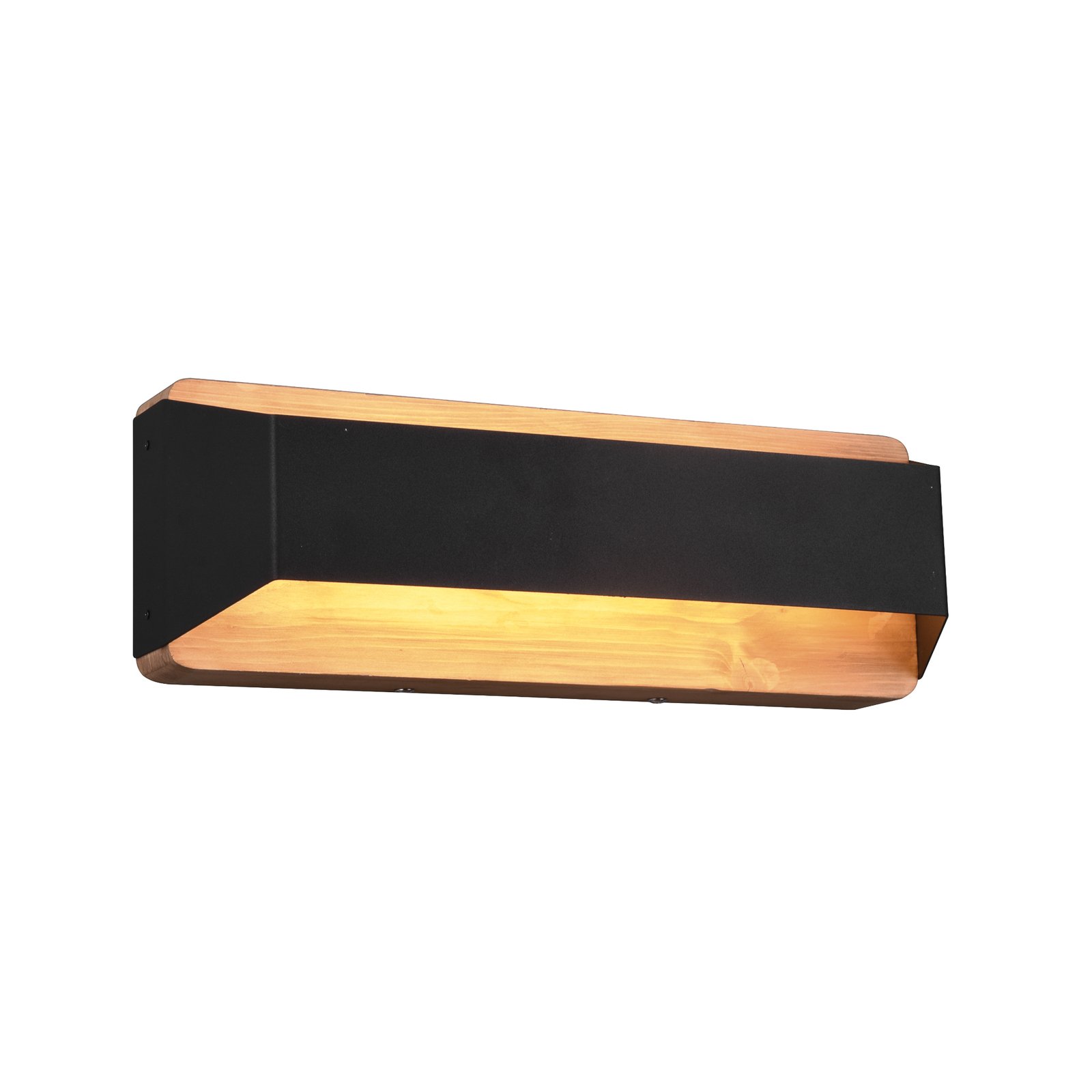LED-Wandleuchte Arino, schwarz, Breite 35,2 cm