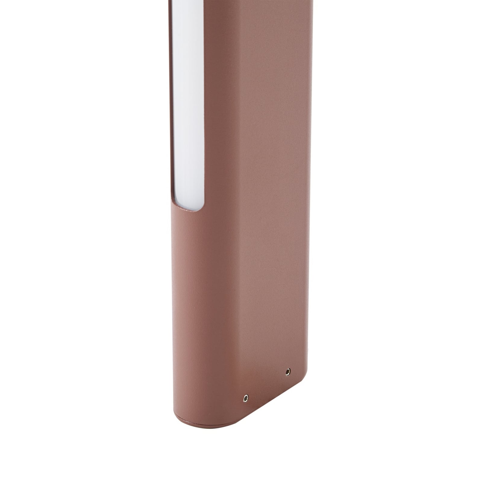 Lucande Celiora LED path light, height 80 cm, brown, IP65 Lucande Celiora LED path light, height 80 cm, brown, IP65