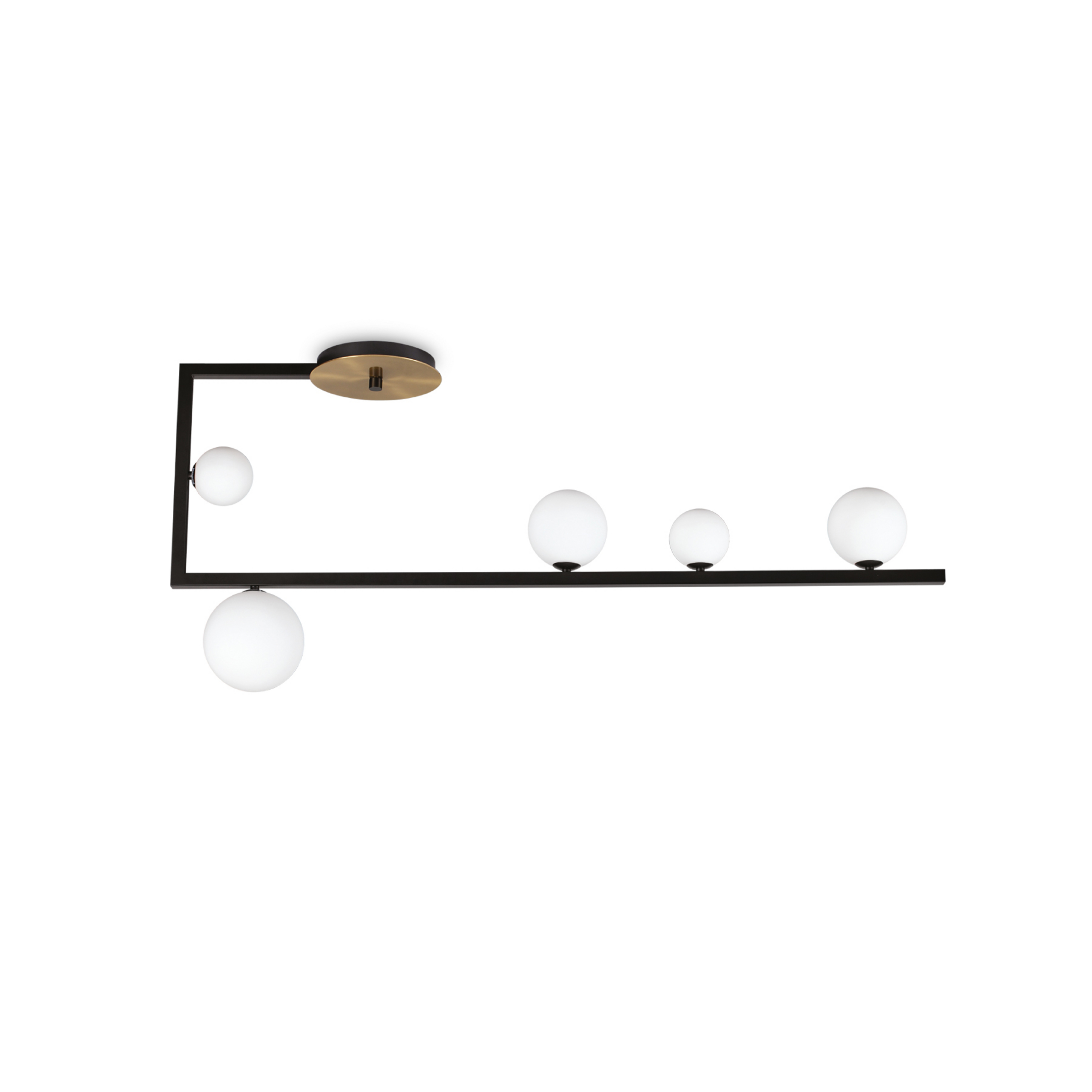 Ideal Lux Bird Plafón LED, 5 luces