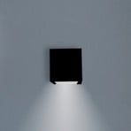 Newgarden LED wandlamp Box 8, zwart, 7,5x7,5cm