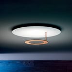 ICONE Vera sienas lampa 927 Triac Ø66cm balta/masa