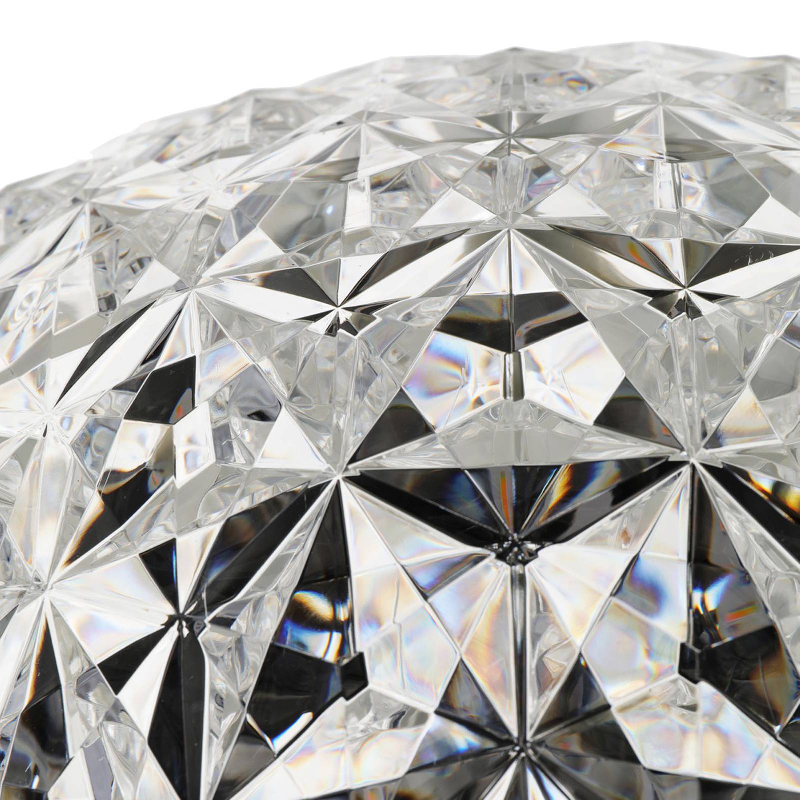 Kartell Planet LED-Stehleuchte 130cm kristallklar