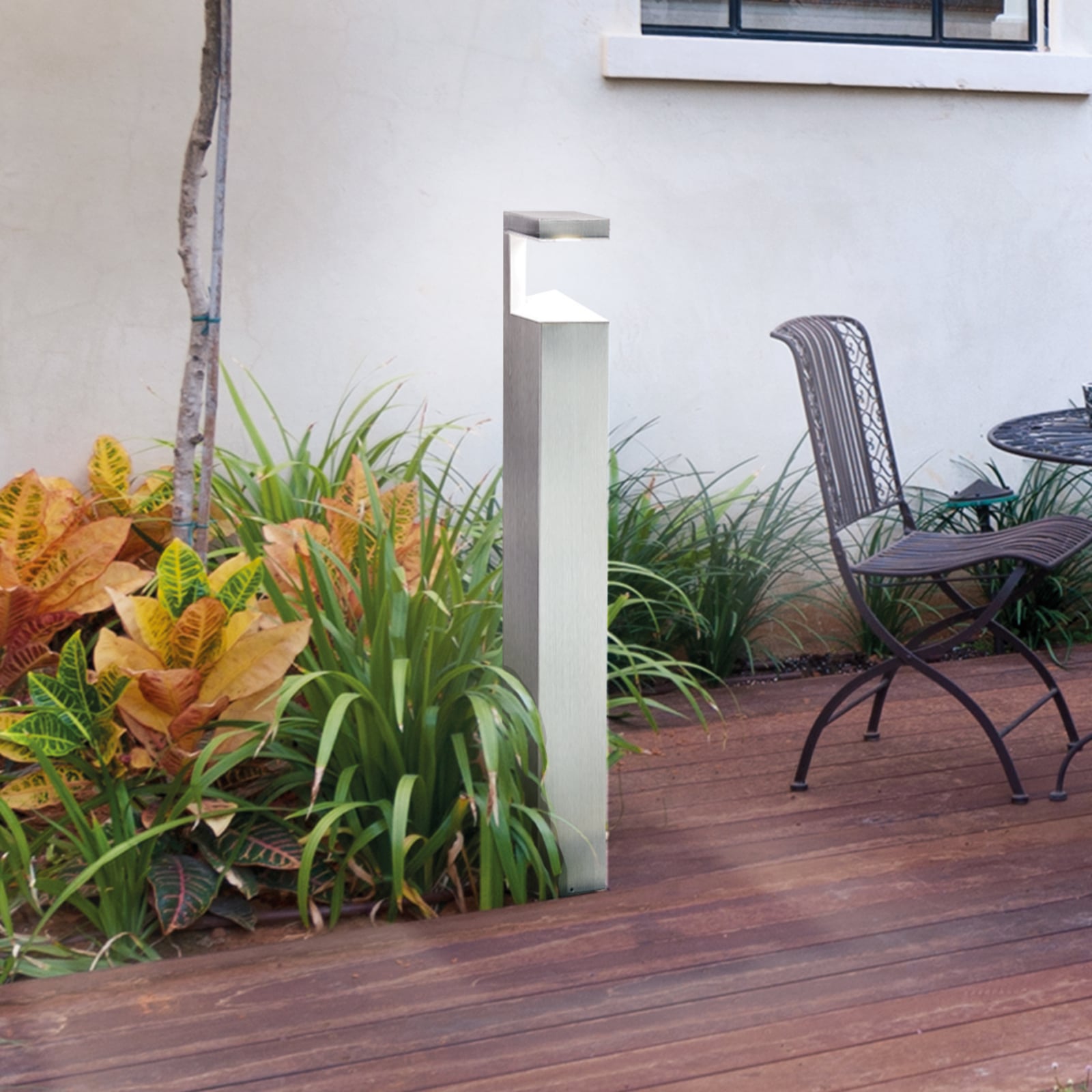 OSRAM ENDURA STYLE PYRAMID LED path light, stainless steel, IP44