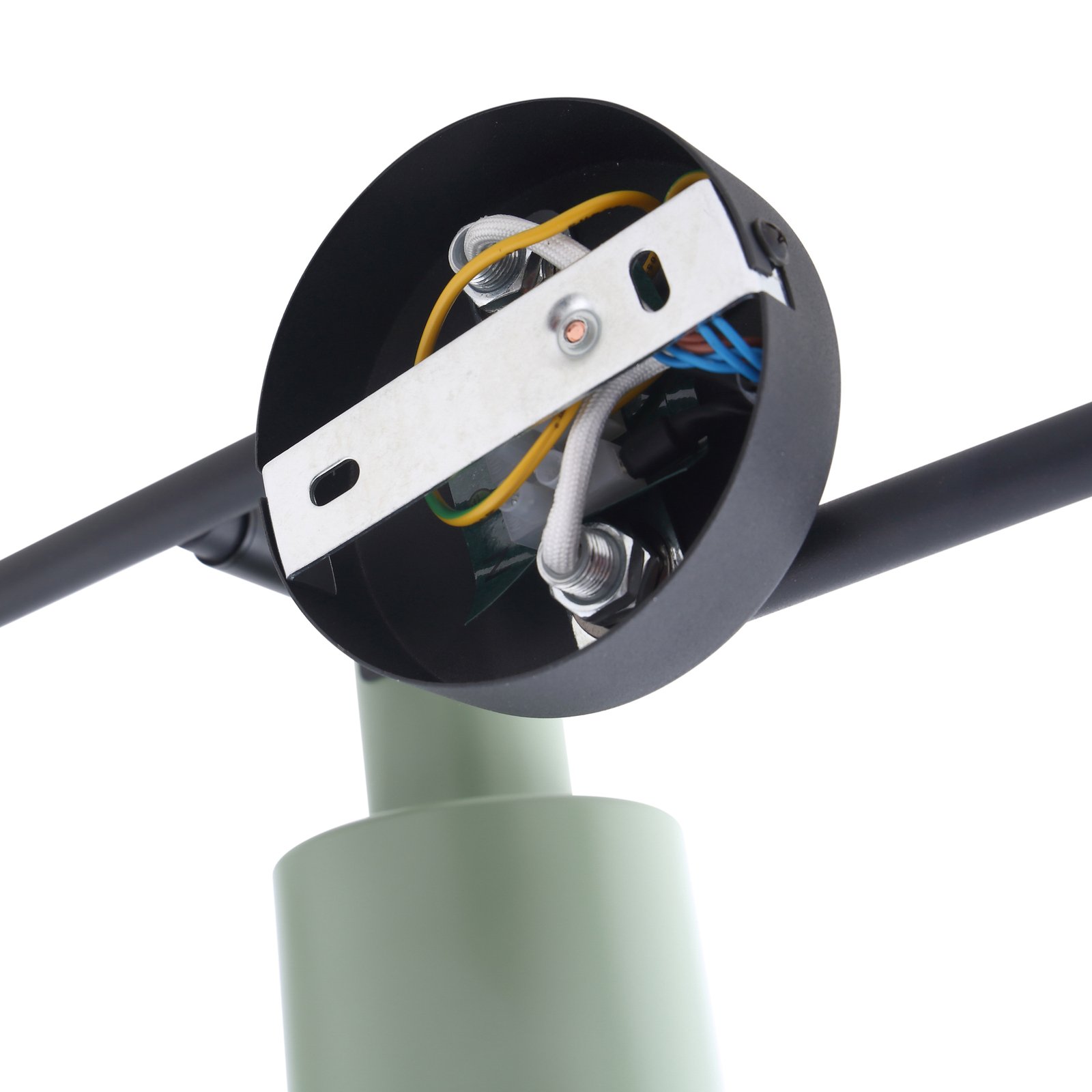 Ovelia 4 Ceiling Lamp Green/Black - Lindby