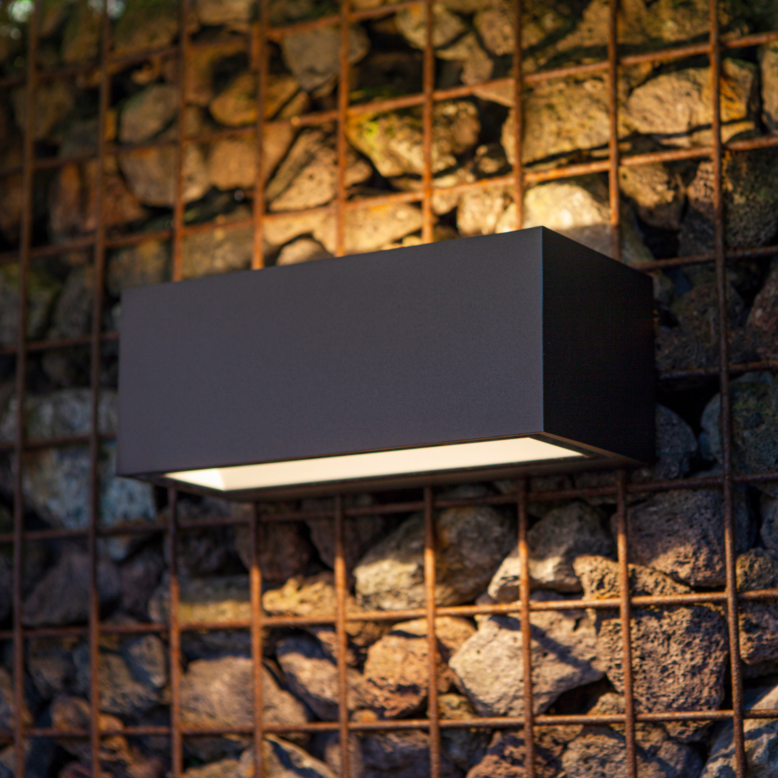 Applique LED Gemini, 22 cm, 3 000 K, anthracite