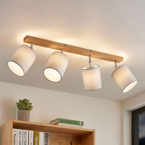 Lindby Imarin Deckenstrahler, 4-flammig, grau