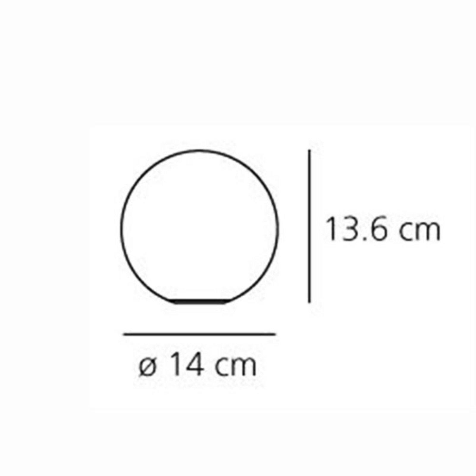 Dioscuri 14 T Pöytävalaisin - Artemide