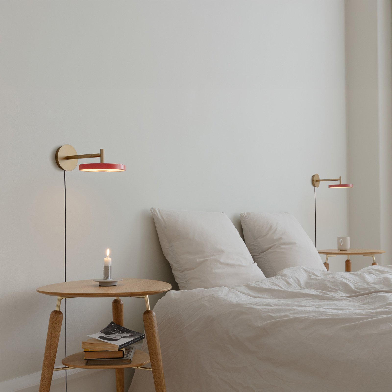 Asteria Vegglampe Short Nuance Rose - UMAGE