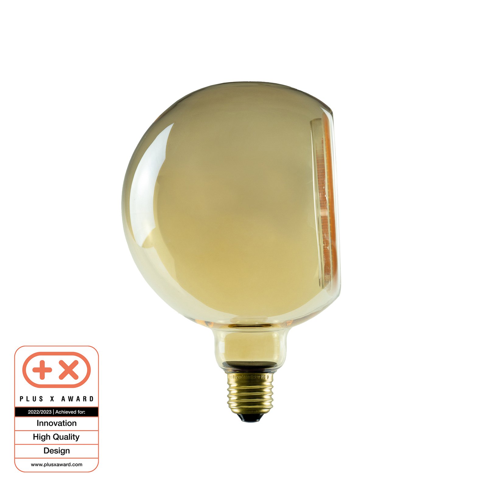 SEGULA flytende LED-globe G150 E27 4,5W gull 90°
