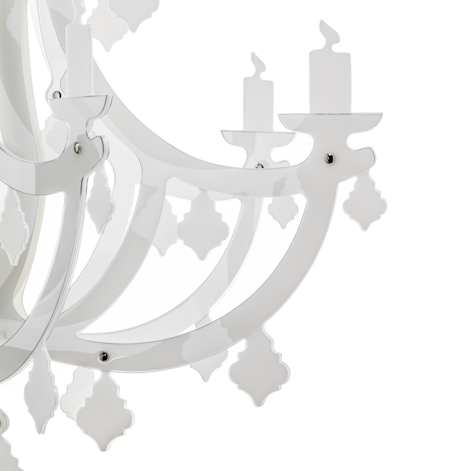 Slamp Ginetta - designerska lampa wisząca, biała