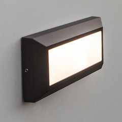 Applique LED Helena, frontale 23cm antracite