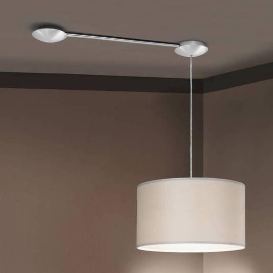 Kabelkanalverlängerung nickel matt | Lampenwelt.de 