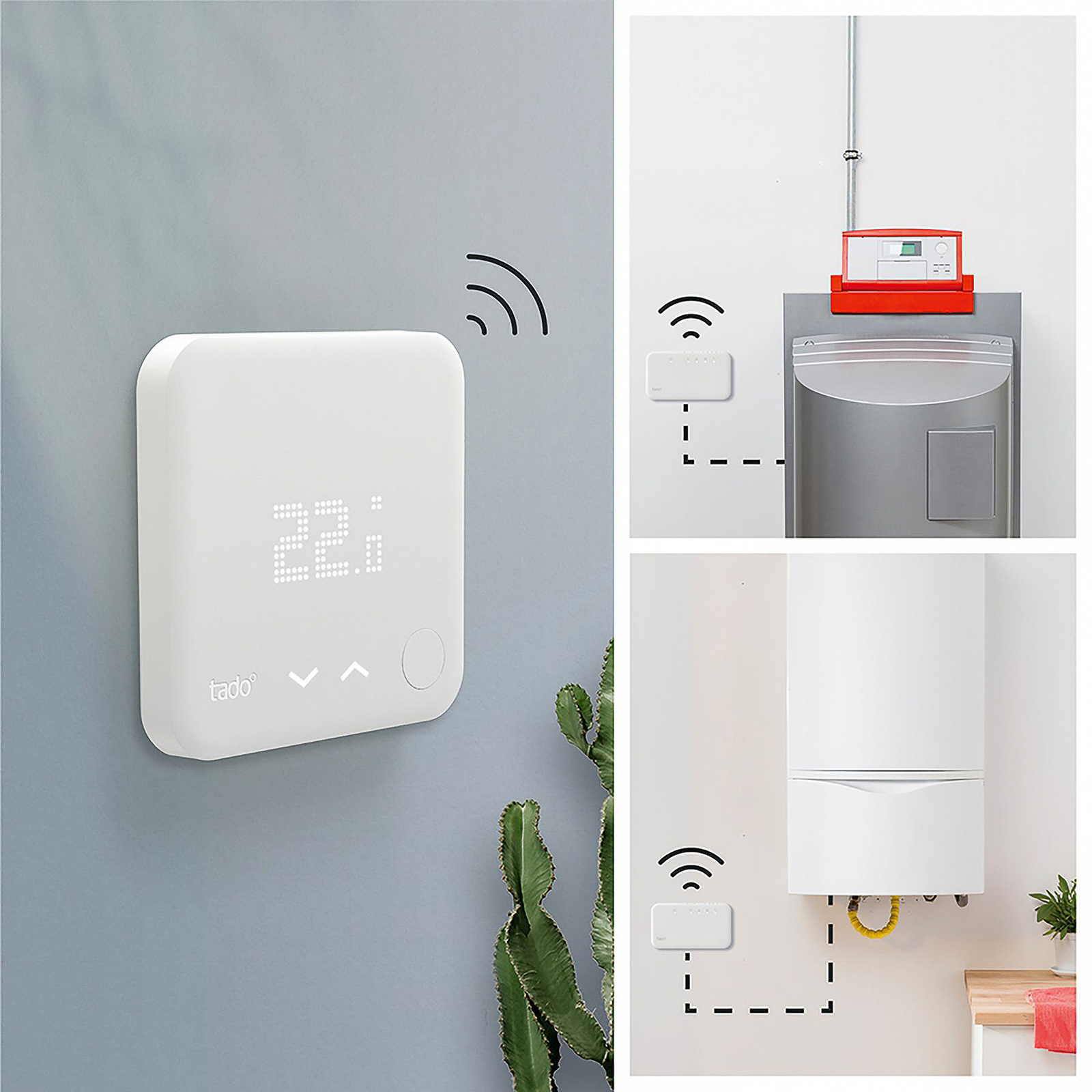 tado° Smart Thermostat Starter Kit V3+ Wireless Bundle