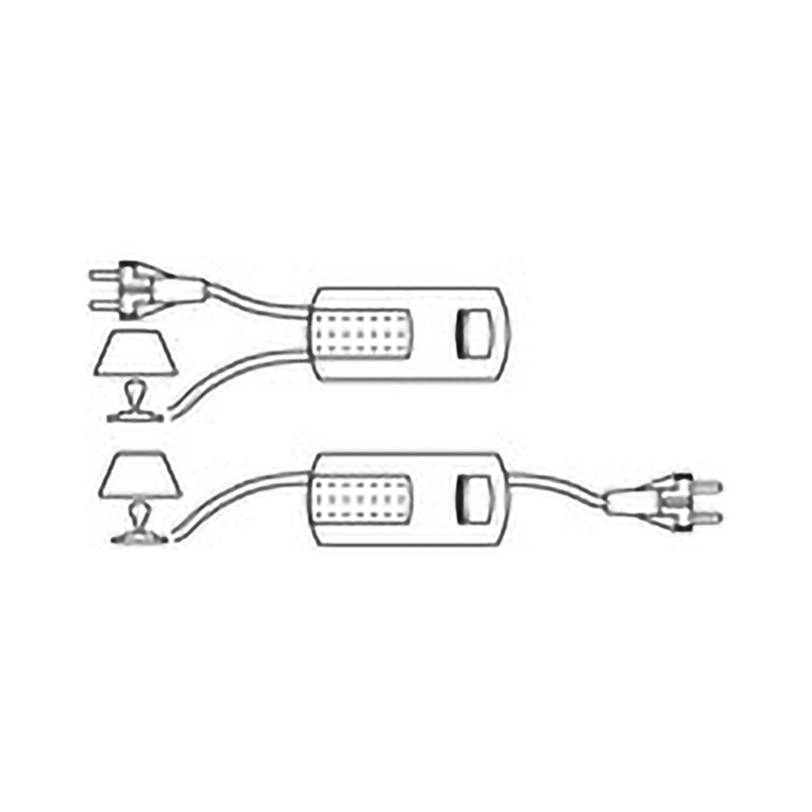 EHMANN T26.07 LED kabelski zatemnilnik 7-110W črn