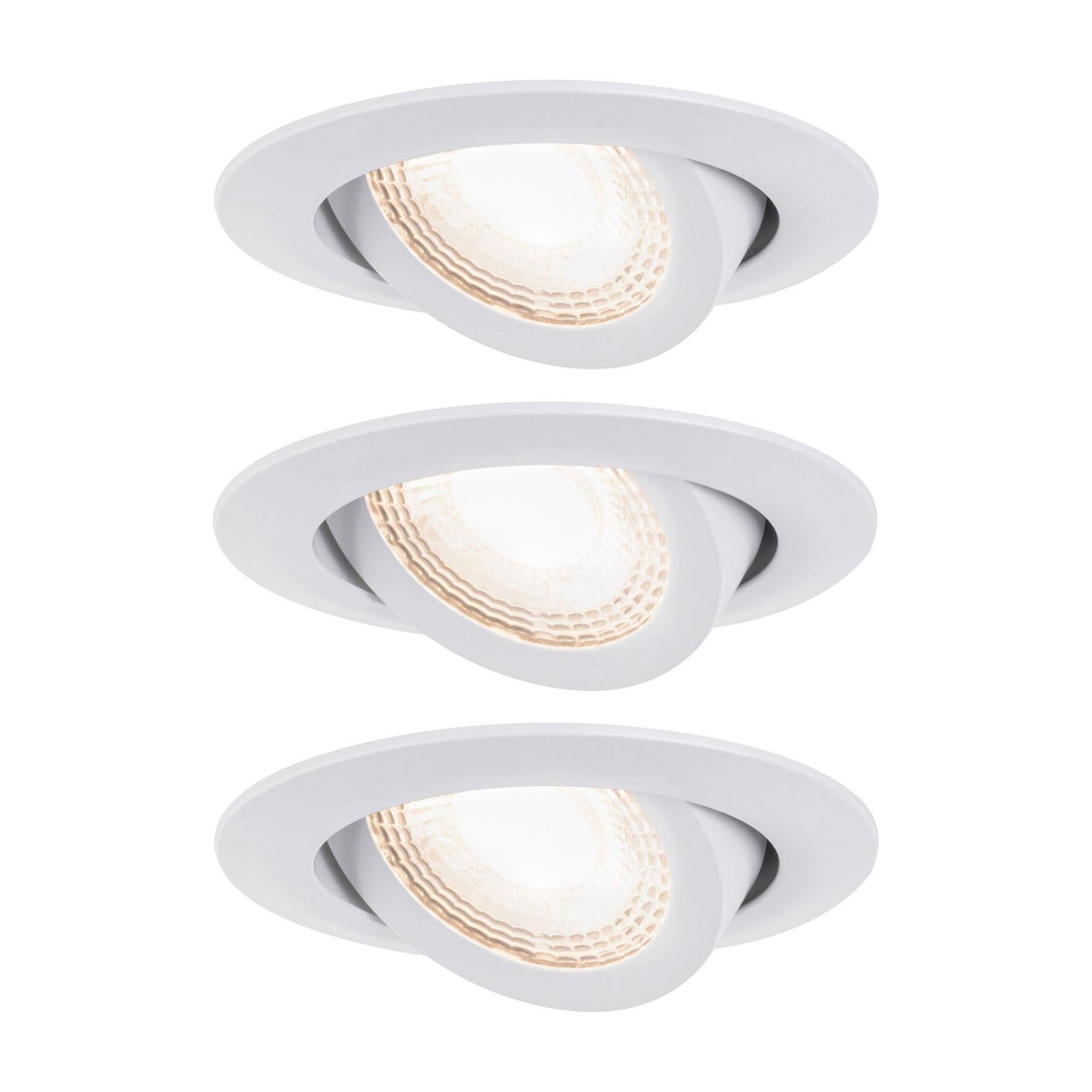 Paulmann 92985 LED downlight 3 x 6 W, matt white